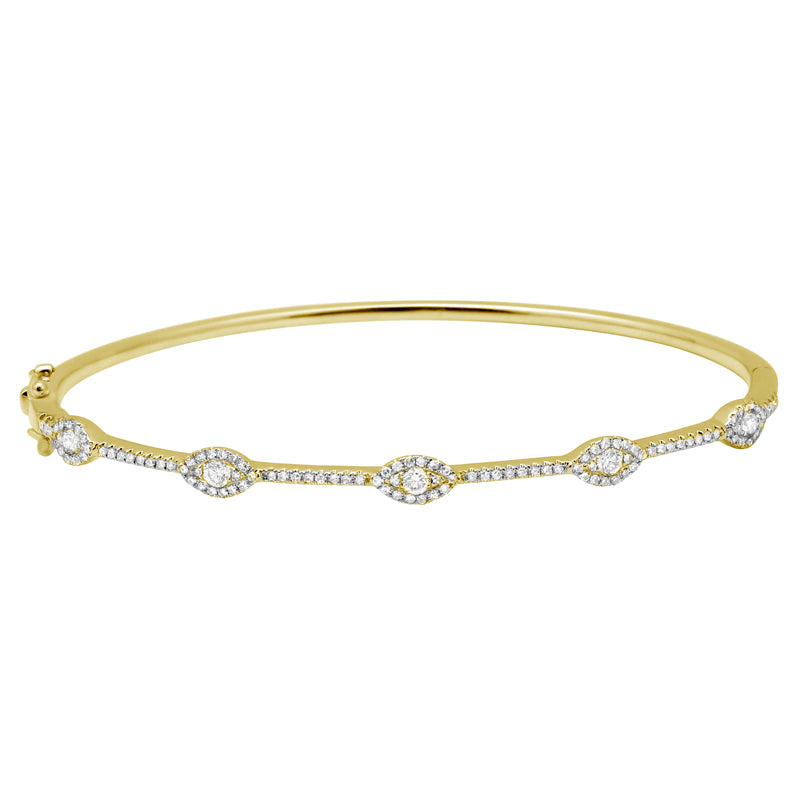 eye diamond bangle