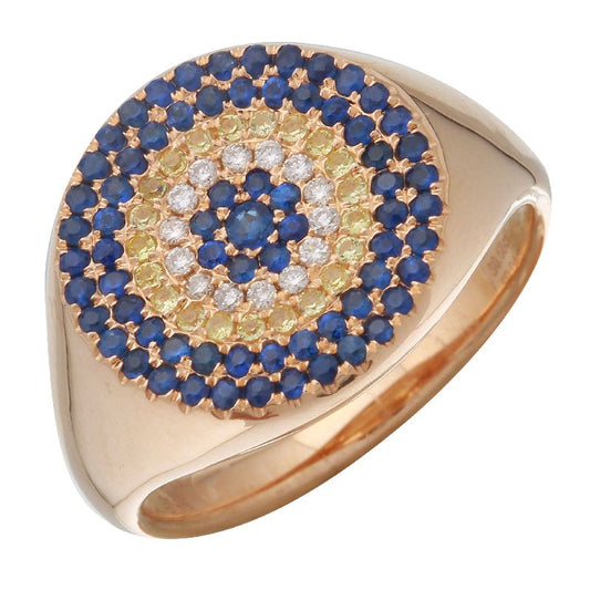evil eye pinky ring
