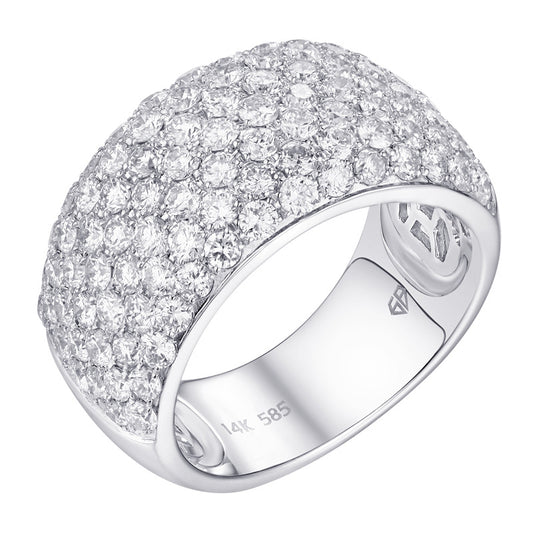 pave diamond ring