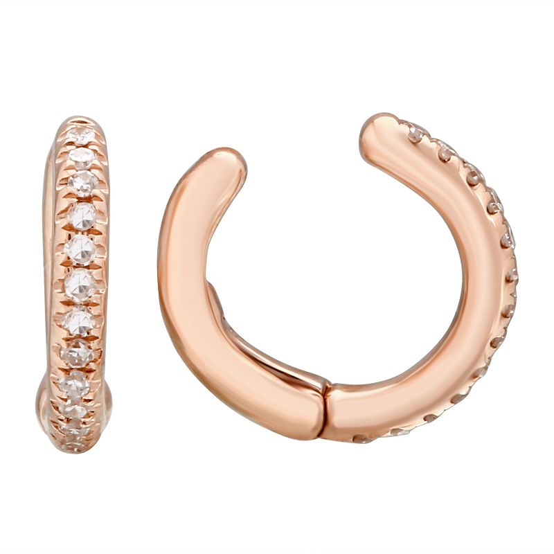 diamond single EAR CUFF