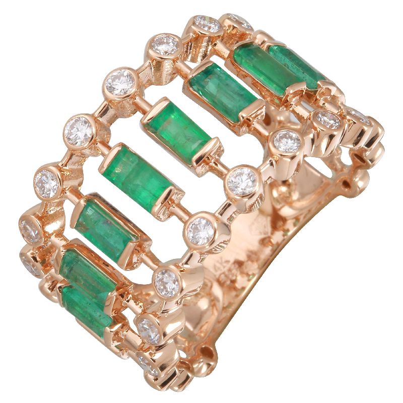 DOT DASH DIAMOND RING