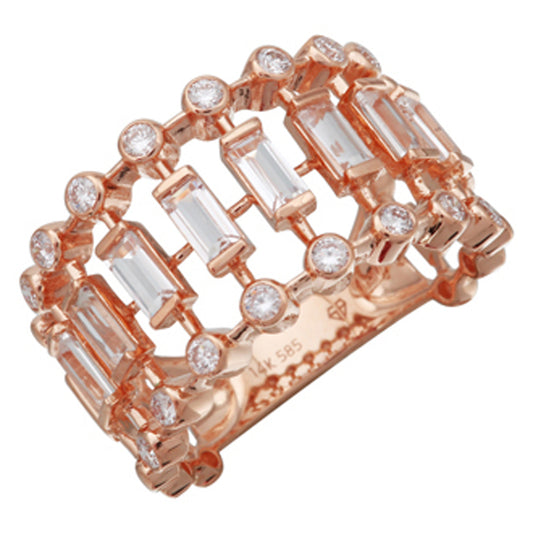 DOT DASH DIAMOND RING
